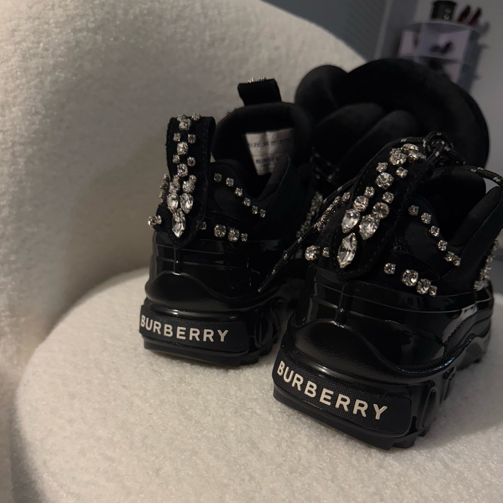Burberry Rhinestone Sneakers - Picture 5 of 5